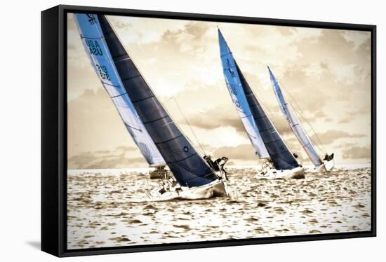 Racing Waters II-Alan Hausenflock-Framed Stretched Canvas