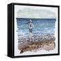 Racing Waves-Kirstie Adamson-Framed Stretched Canvas