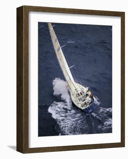 Racing Yacht-null-Framed Photographic Print