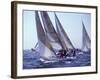 Racing Yachts Newport Rhode Island, USA-null-Framed Photographic Print