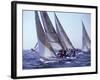 Racing Yachts Newport Rhode Island, USA-null-Framed Photographic Print