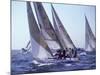 Racing Yachts Newport Rhode Island, USA-null-Mounted Photographic Print