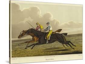 Racing-Henry Thomas Alken-Stretched Canvas