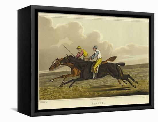 Racing-Henry Thomas Alken-Framed Stretched Canvas