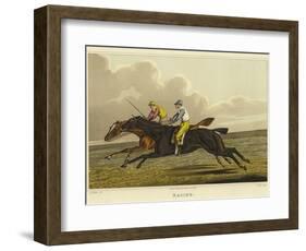 Racing-Henry Thomas Alken-Framed Giclee Print