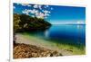 Racisce Beach on Korcula Island, Croatia, Europe-Laura Grier-Framed Photographic Print