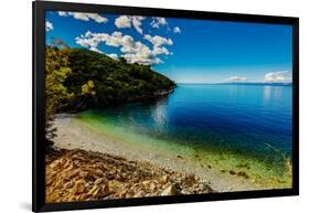 Racisce Beach on Korcula Island, Croatia, Europe-Laura Grier-Framed Photographic Print