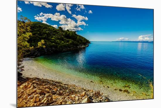 Racisce Beach on Korcula Island, Croatia, Europe-Laura Grier-Mounted Photographic Print