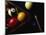 Rack of Pool Balls with Chalk and Cue-Ernie Friedlander-Mounted Photographic Print