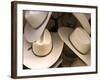 Rack with Assortment of Stylish Mexican Hats, Puerto Vallarta, Mexico-Nancy & Steve Ross-Framed Photographic Print