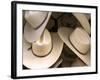 Rack with Assortment of Stylish Mexican Hats, Puerto Vallarta, Mexico-Nancy & Steve Ross-Framed Photographic Print