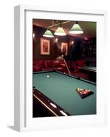 Racked Set of Balls, Boston Billiards, MA-John Coletti-Framed Photographic Print