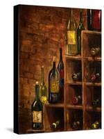 Racked Wine-Jodi Monahan-Stretched Canvas