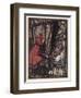 Rackham, Wolf in Bed-Arthur Rackham-Framed Art Print