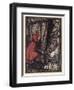 Rackham, Wolf in Bed-Arthur Rackham-Framed Art Print