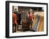 Racks of Dresses Steered by Pushboys in the Garment District-Walter Sanders-Framed Photographic Print