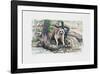 Racoon-Everett Hibbard-Framed Limited Edition