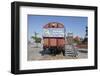 Rad-Station in an old box waggon, Neuer Hafen, Bremerhaven, Bremen, Germany-Torsten Krüger-Framed Photographic Print