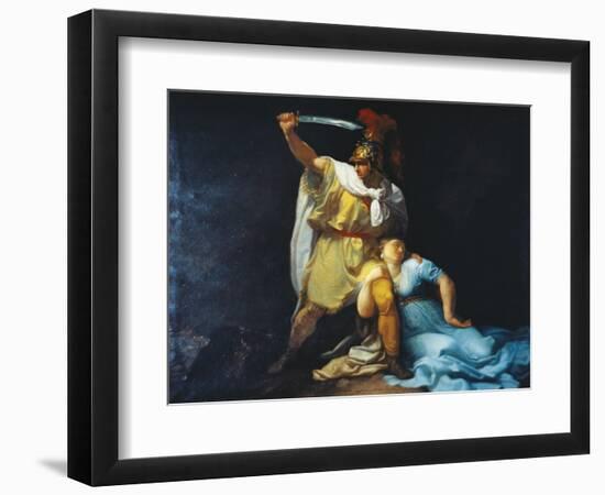 Radamisto Killing Zenobia-Luigi Sabatelli-Framed Giclee Print