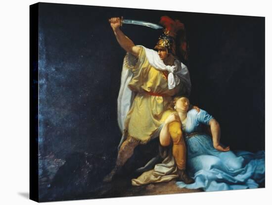 Radamisto Killing Zenobia-Luigi Sabatelli-Stretched Canvas