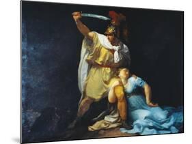 Radamisto Killing Zenobia-Luigi Sabatelli-Mounted Giclee Print