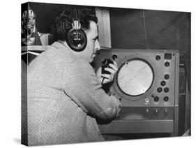 Radar Operator, Marshall Plan, 1947-1951-null-Stretched Canvas