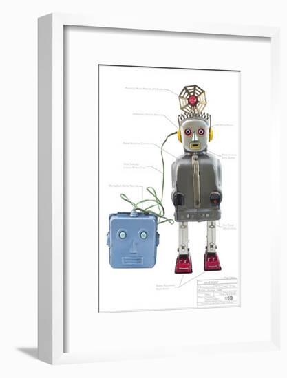 Radar Robot-null-Framed Poster