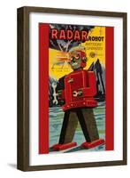 Radar Robot-null-Framed Art Print