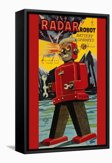 Radar Robot-null-Framed Stretched Canvas