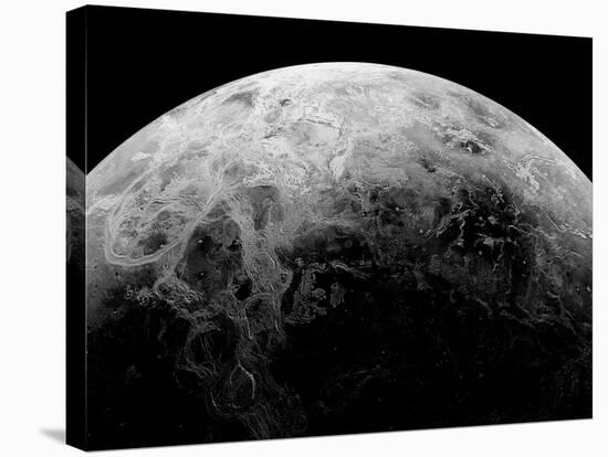Radar View of the Southern Hemisphere of Venus-Michael Benson-Stretched Canvas