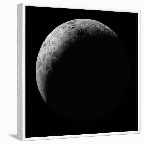 Radar View of the Southern Hemisphere of Venus-Michael Benson-Framed Photographic Print