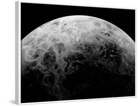 Radar View of the Southern Hemisphere of Venus-Michael Benson-Framed Photographic Print