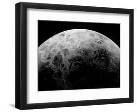 Radar View of the Southern Hemisphere of Venus-Michael Benson-Framed Photographic Print