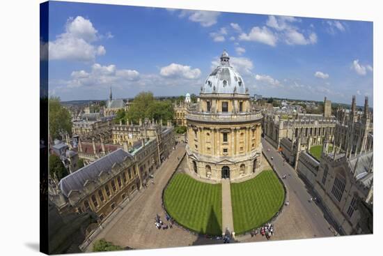 Radcliffe Camera and All Souls College from University Church of St. Mary the Virgin-Peter Barritt-Stretched Canvas