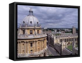 Radcliffe Camera and All Souls College, Oxford, England-Alan Klehr-Framed Stretched Canvas