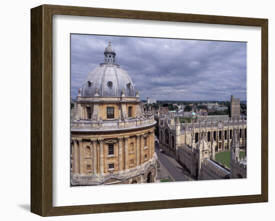 Radcliffe Camera and All Souls College, Oxford, England-Alan Klehr-Framed Photographic Print