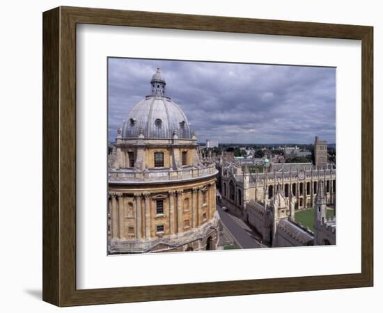 Radcliffe Camera and All Souls College, Oxford, England-Alan Klehr-Framed Photographic Print