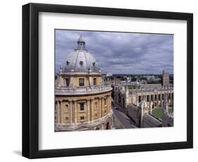 Radcliffe Camera and All Souls College, Oxford, England-Alan Klehr-Framed Photographic Print