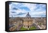Radcliffe Camera and the View of Oxford from St. Mary's Church, Oxford, Oxfordshire-John Alexander-Framed Stretched Canvas