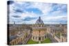 Radcliffe Camera and the View of Oxford from St. Mary's Church, Oxford, Oxfordshire-John Alexander-Stretched Canvas