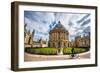 Radcliffe Camera with Cyclist, Oxford, Oxfordshire, England, United Kingdom, Europe-John Alexander-Framed Photographic Print