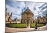 Radcliffe Camera with Cyclist, Oxford, Oxfordshire, England, United Kingdom, Europe-John Alexander-Mounted Photographic Print