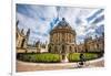 Radcliffe Camera with Cyclist, Oxford, Oxfordshire, England, United Kingdom, Europe-John Alexander-Framed Photographic Print