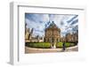 Radcliffe Camera with Cyclist, Oxford, Oxfordshire, England, United Kingdom, Europe-John Alexander-Framed Photographic Print