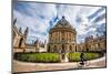 Radcliffe Camera with Cyclist, Oxford, Oxfordshire, England, United Kingdom, Europe-John Alexander-Mounted Photographic Print