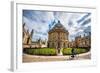 Radcliffe Camera with Cyclist, Oxford, Oxfordshire, England, United Kingdom, Europe-John Alexander-Framed Photographic Print