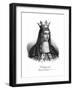 Radegonde, One of Clotaire I's Four Wives-Delpech-Framed Giclee Print