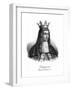 Radegonde, One of Clotaire I's Four Wives-Delpech-Framed Giclee Print