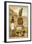 Radetsky Memorial, Prague-null-Framed Giclee Print