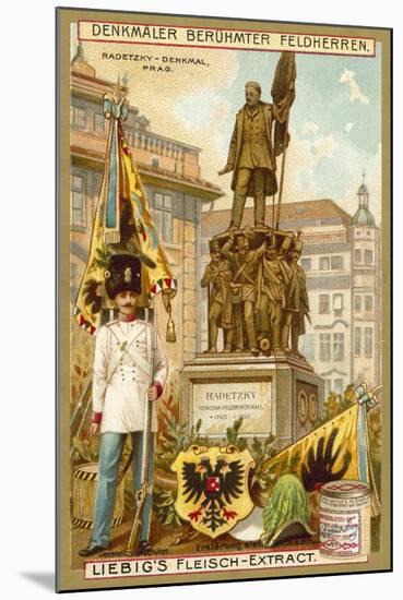 Radetsky Memorial, Prague-null-Mounted Giclee Print